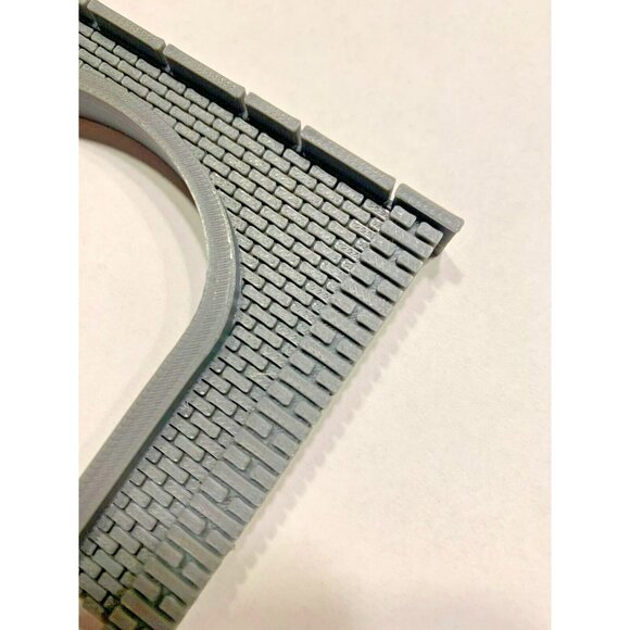 N Scale Brick Single Train Tunnel Portal - N  Model Railroad Scenery - Picture 2 of 6